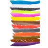 Trueflight Feathers Full Length Spiral Wrap Flu-Flu RW Sunshine Yellow