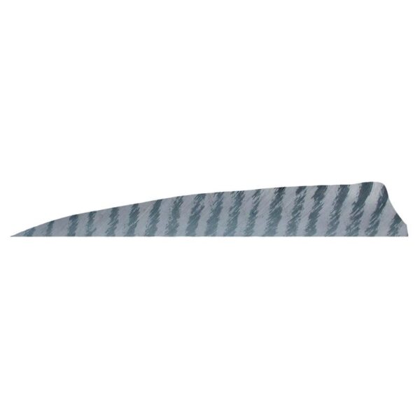 Gateway Feather 4" Shield RW Barred Chartreuse