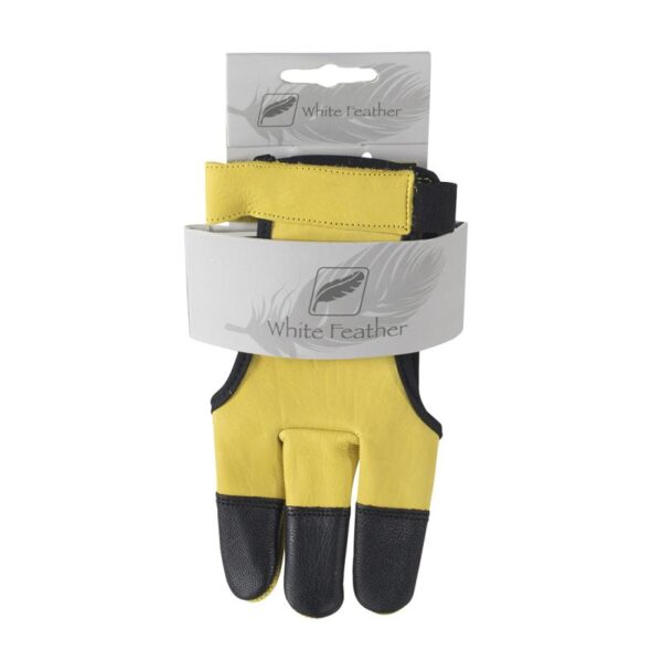 White Feather Shooting Glove Moon Small