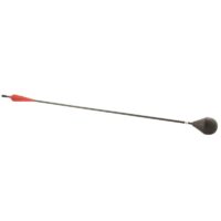 IDV Arrow Archery Tag Round Head with Red Vanes