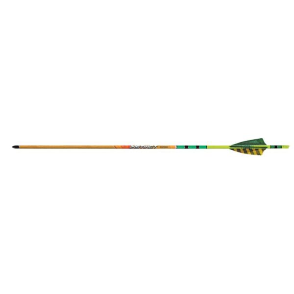 Black Eagle Arrow Carbon Hunting Feathers Crested Instinct .005" 600 Red/White/Black - Image 4