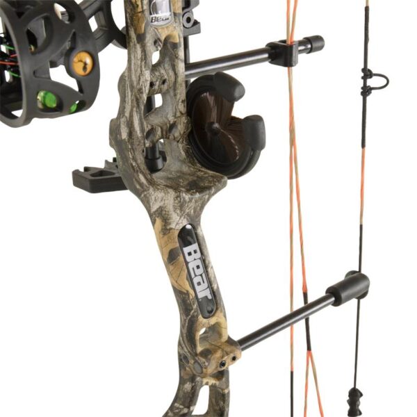 Bear Archery Compound Bow Royale Package RH (5#-50#)-(12"-27") 75% Let Off Toxic - Image 6