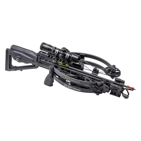 TenPoint Crossbow Compound Package Siege RS410 ACUslide RangeMaster Pro Scope Graphite Grey - Image 2