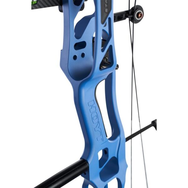 Hoyt Compound Bow Stratos 36 SVX LH 60#-(26.0"-27.0") (Cam 2) 70% Let Off Frost White Handle/Black Limbs - Image 16