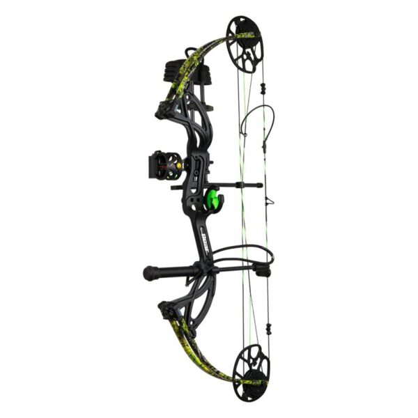 Bear Archery Compound Bow Cruzer G3 Package RH (10#-70#)-(14"-30") 75% Let Off Shadow/Toxic - Image 6