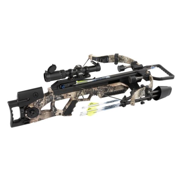 Excalibur Crossbow Recurve Package Assassin Extreme Flat Dark Earth with Tact 100 Scope and Quill 16.5 Arrows