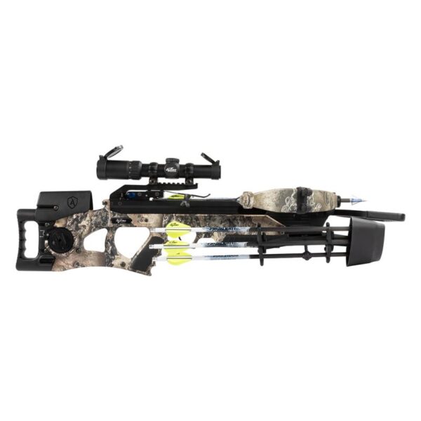 Excalibur Crossbow Recurve Package Assassin Extreme Flat Dark Earth with Tact 100 Scope and Quill 16.5 Arrows - Image 3