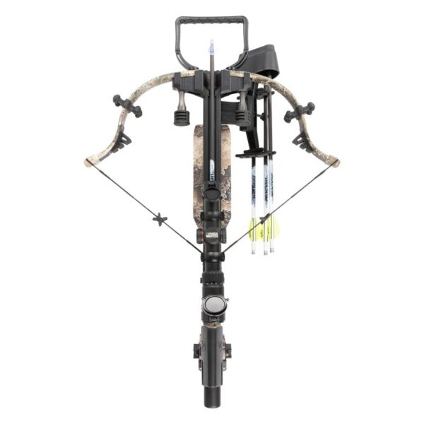 Excalibur Crossbow Recurve Package Assassin Extreme Flat Dark Earth with Tact 100 Scope and Quill 16.5 Arrows - Image 5