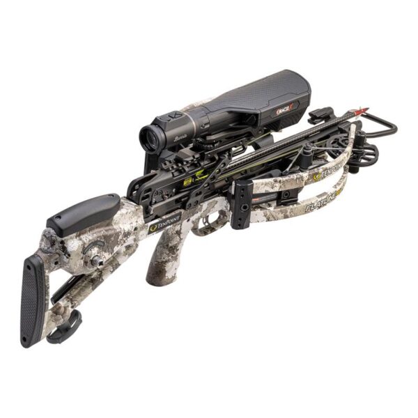 TenPoint Crossbow Compound Flatline 460 Oracle ACUslide Burris Oracle Scope - Image 2
