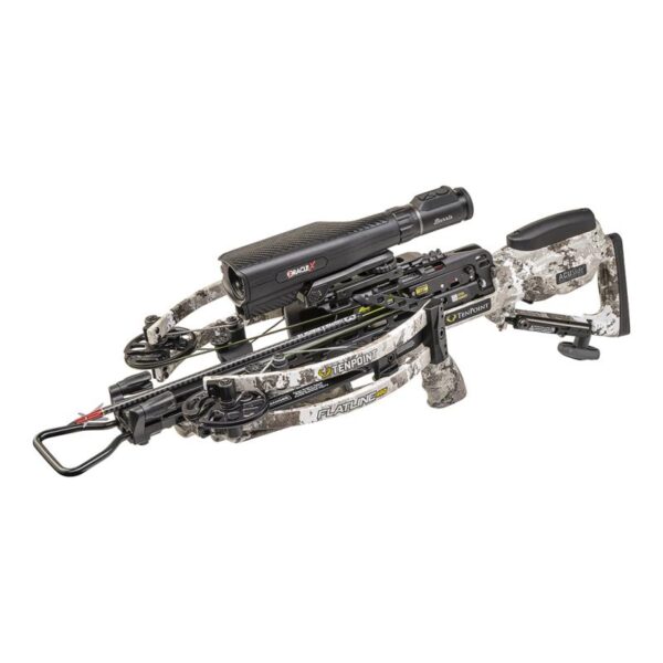 TenPoint Crossbow Compound Flatline 460 Oracle ACUslide Burris Oracle Scope - Image 3
