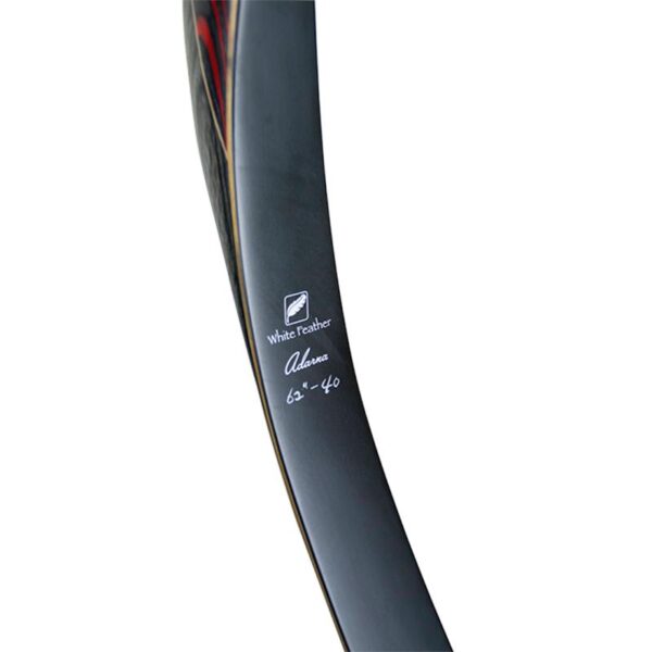 White Feather Fieldbow One Piece Adarna RH 62"-40# - Image 14