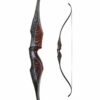 White Feather Fieldbow One Piece Garuda RH 64"-40# Red