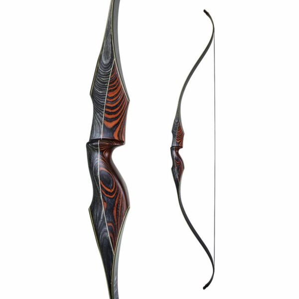White Feather Fieldbow One Piece Garuda RH 64"-45# Green