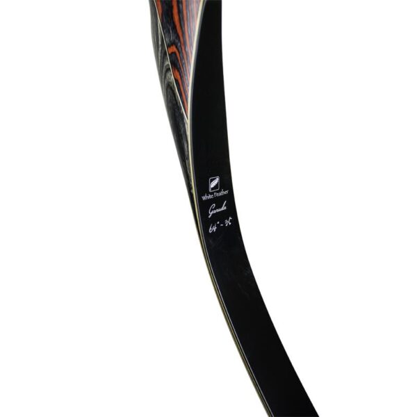 White Feather Fieldbow One Piece Garuda RH 64"-45# Green - Image 3