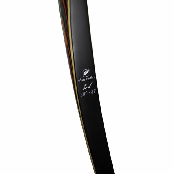 White Feather Longbow Turul RH 68"-40# Red - Image 23