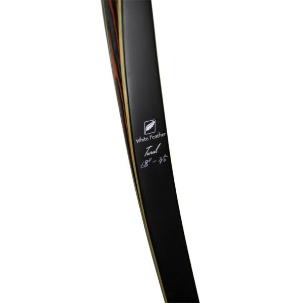 White Feather Longbow Turul RH 68"-40# Red - Image 32