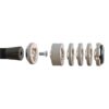 Hamskea Archery Quick Change Weight Kit Basic 10 oz with 1 Starter Silver - Image 2