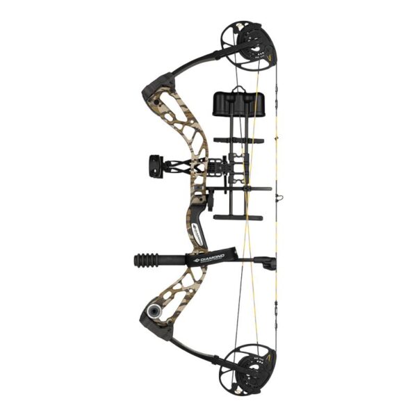 Diamond Compound Bow PRO 320 Package RH (7-70#)-(15"-31") Mossy Oak Bottomland - Image 4