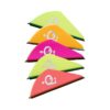 Q2i Archery Vanes Zeon RAPT-X Yellow