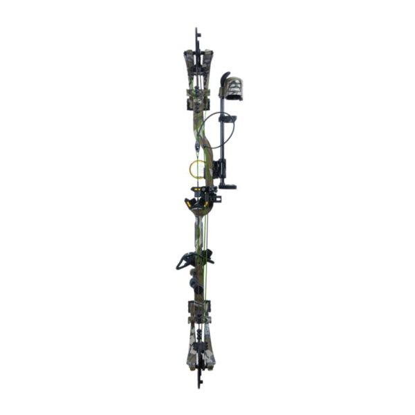 Bear Archery Compound Bow Gamekeeper Package RH 70#-27.0''-32.0')  80% Let Off Mossy Oak Bottomland Handle/Camo Limbs - Image 4