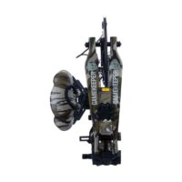 Bear Archery Compound Bow Gamekeeper Package RH 60#-27.0''-32.0')  80% Let Off Mossy Oak Bottomland Handle/Camo Limbs