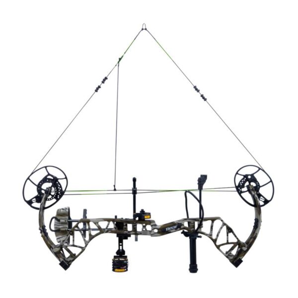 Bear Archery Compound Bow Gamekeeper Package RH 70#-27.0''-32.0')  80% Let Off Mossy Oak Bottomland Handle/Camo Limbs - Image 2