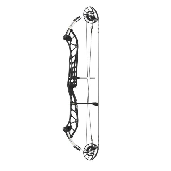 PSE Compound Bow Dominator Duo X 38 SE2 LH 60#-(26.5''-32.0") 65-75% Let Off Black Handle/White Limbs - Image 7
