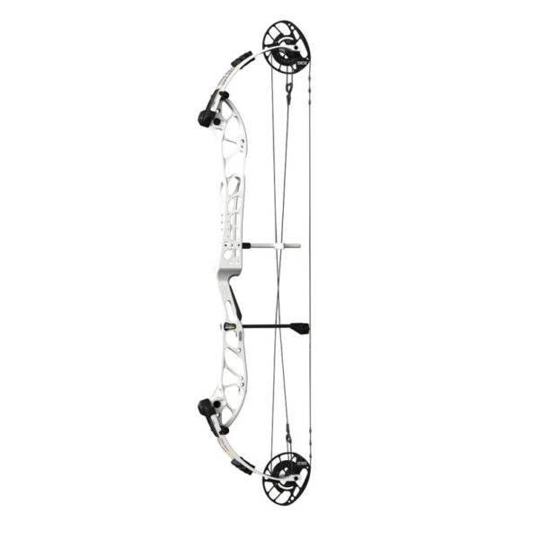 PSE Compound Bow Dominator Duo X 38 SE2 LH 60#-(26.5''-32.0") 65-75% Let Off Black Handle/White Limbs - Image 6