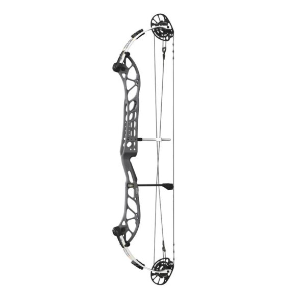 PSE Compound Bow Dominator Duo X 38 M2 RH 60#-(26.0''-30.0") 65-75% Let Off Green Handle/White Limbs - Image 2