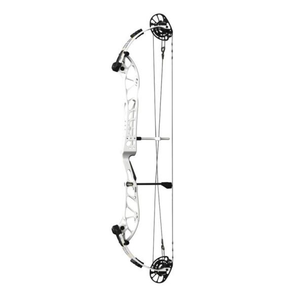 PSE Compound Bow Dominator Duo X 38 M2 RH 60#-(26.0''-30.0") 65-75% Let Off Green Handle/White Limbs - Image 5