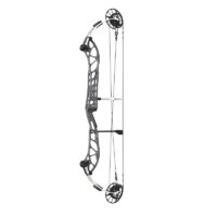 PSE Compound Bow Dominator Duo X 38 EM2 LH 60#-(23.0''-29.0") 75-75% Let Off Black Cherry Handle/White Limbs