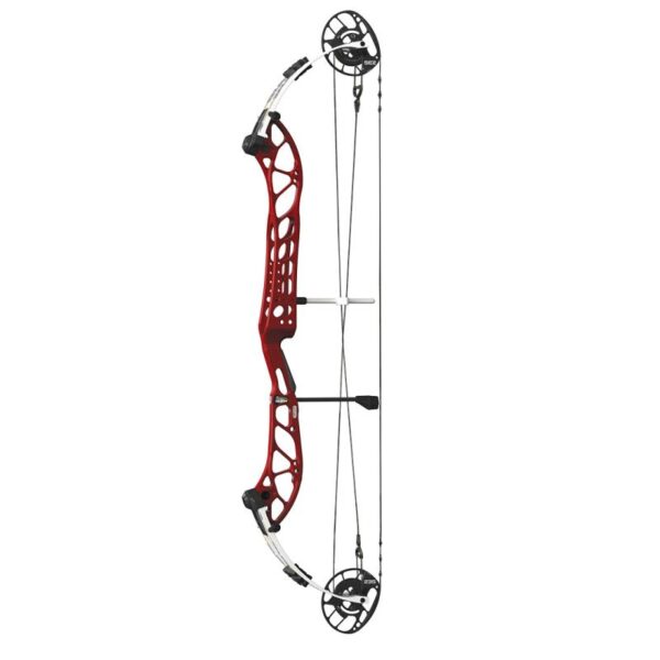 PSE Compound Bow Dominator Duo X 40 SE2 RH 50#-(27.5''-33.0") 65-75% Let Off Charcoal Handle/White Limbs - Image 6
