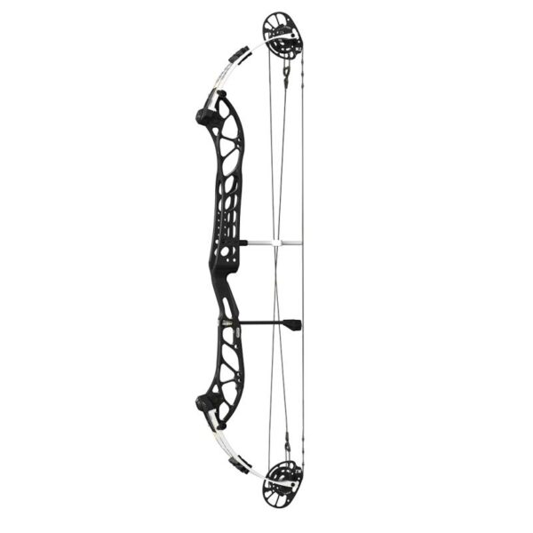PSE Compound Bow Dominator Duo X 40 M2 RH 60#-(27.0''-31.0") 65-75% Let Off Charcoal Handle/White Limbs - Image 7