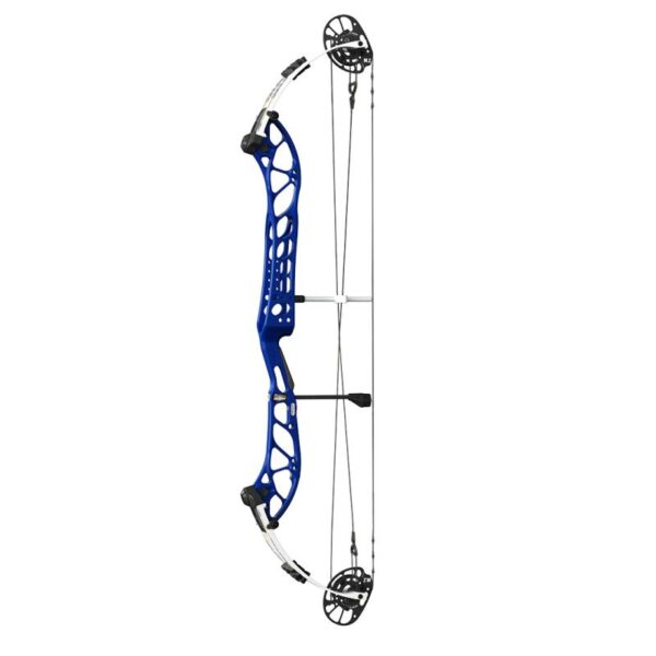 PSE Compound Bow Dominator Duo X 40 M2 RH 60#-(27.0''-31.0") 65-75% Let Off Charcoal Handle/White Limbs - Image 5