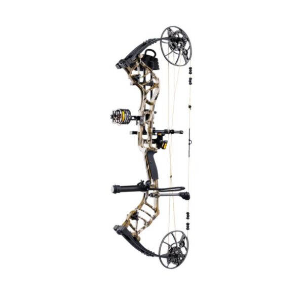 Bear Archery Compound Bow Legend 30 Package LH (14#-70#)-(18.0"-31.0") 85% Let Off Mossy Oak Bottomland Handle/Black Limbs - Image 9