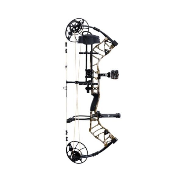 Bear Archery Compound Bow Legend 30 Package LH (14#-70#)-(18.0"-31.0") 85% Let Off Mossy Oak Bottomland Handle/Black Limbs - Image 7