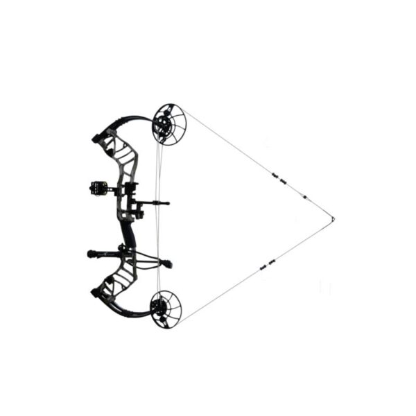 Bear Archery Compound Bow Legend 30 Package LH (14#-70#)-(18.0"-31.0") 85% Let Off Mossy Oak Bottomland Handle/Black Limbs - Image 2