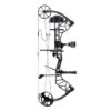 Bear Archery Compound Bow Species XT Package LH (55#-70#)-(23.5"-30.5") 80% Let Off True Timber Strata Handle/Black Limbs - Image 3