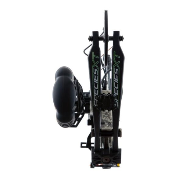 Bear Archery Compound Bow Species XT Package LH (55#-70#)-(23.5"-30.5") 80% Let Off True Timber Strata Handle/Black Limbs - Image 7