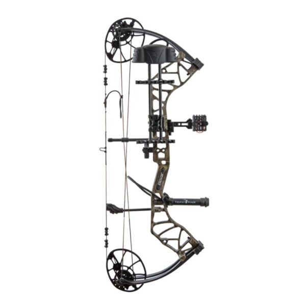 Bear Archery Compound Bow Legit MAXX Package LH 70#-(14.0"-30.0") 80% Let Off Throwback Green Handle/Throwback Green Limbs - Image 3