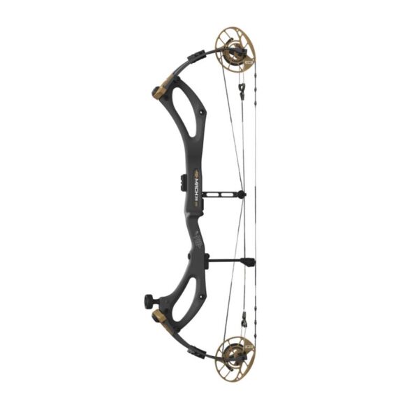 PSE Compound Bow Mach 35 EC2 RH 60#-(27.0''-32.5") 80-90% Let Off Black - Image 6