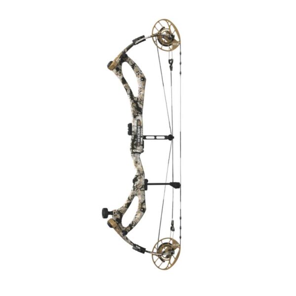 PSE Compound Bow Mach 35 EC2 RH 60#-(27.0''-32.5") 80-90% Let Off Black - Image 2